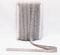 Luxury Silver Pearl & Rhinestone Trim – Per Yard
